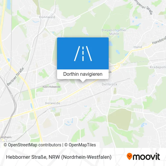 Hebborner Straße Karte