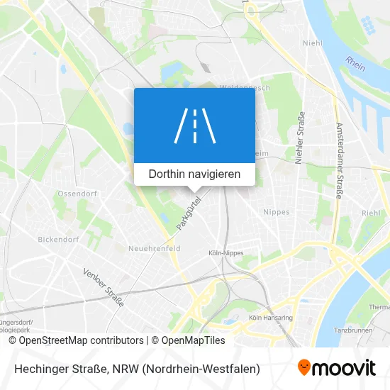 Hechinger Straße Karte