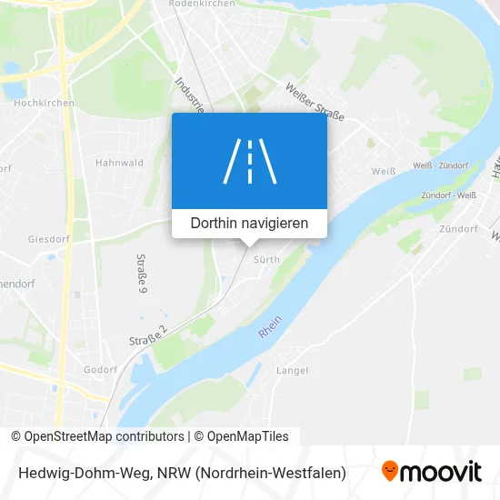 Hedwig-Dohm-Weg Karte