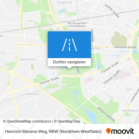 Heinrich-Stevens-Weg Karte