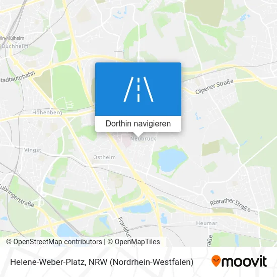 Helene-Weber-Platz Karte