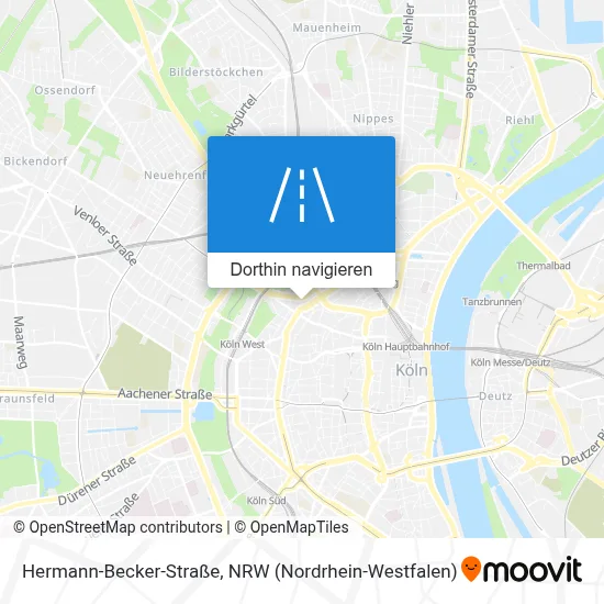 Hermann-Becker-Straße Karte