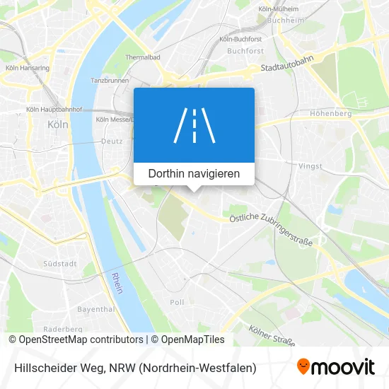 Hillscheider Weg Karte