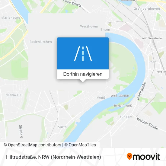 Hiltrudstraße Karte