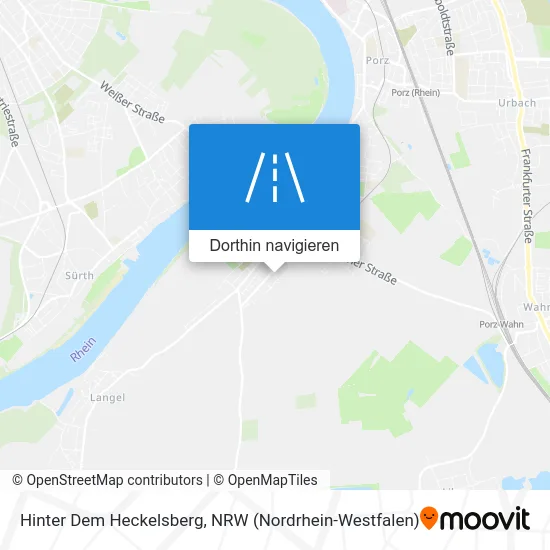 Hinter Dem Heckelsberg Karte