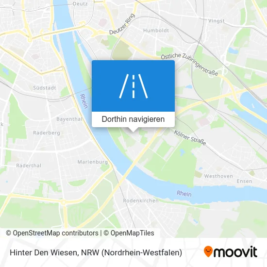 Hinter Den Wiesen Karte