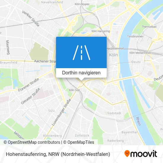 Hohenstaufenring Karte