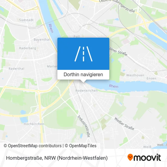 Hombergstraße Karte