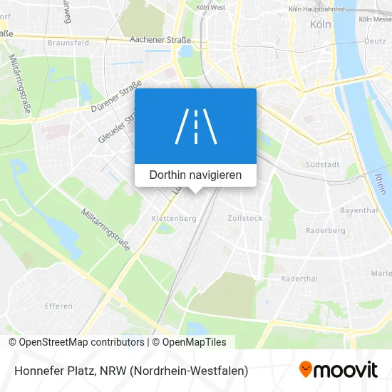 Honnefer Platz Karte