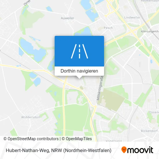 Hubert-Nathan-Weg Karte