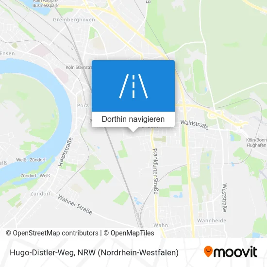 Hugo-Distler-Weg Karte