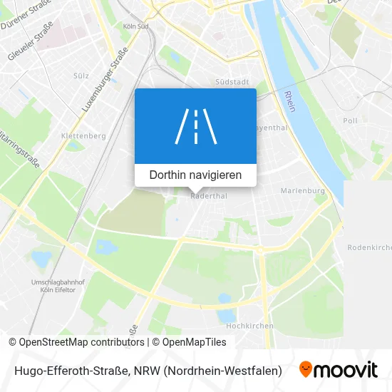 Hugo-Efferoth-Straße Karte