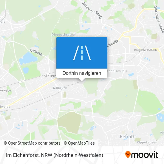 Im Eichenforst Karte