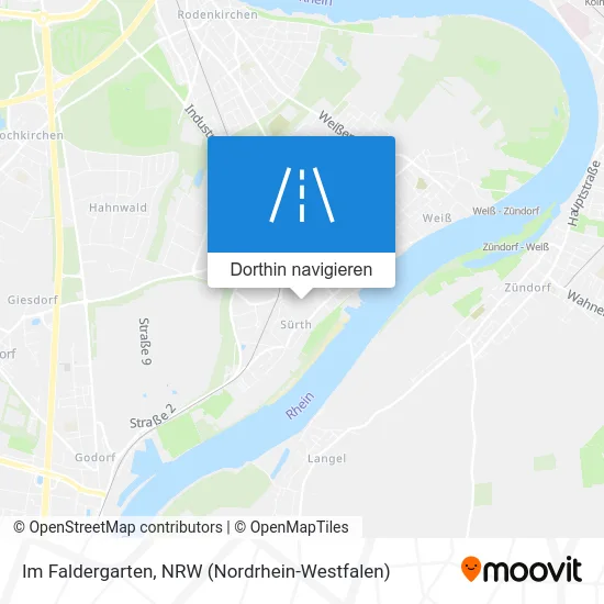 Im Faldergarten Karte