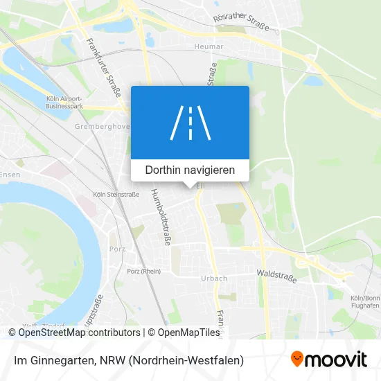 Im Ginnegarten Karte