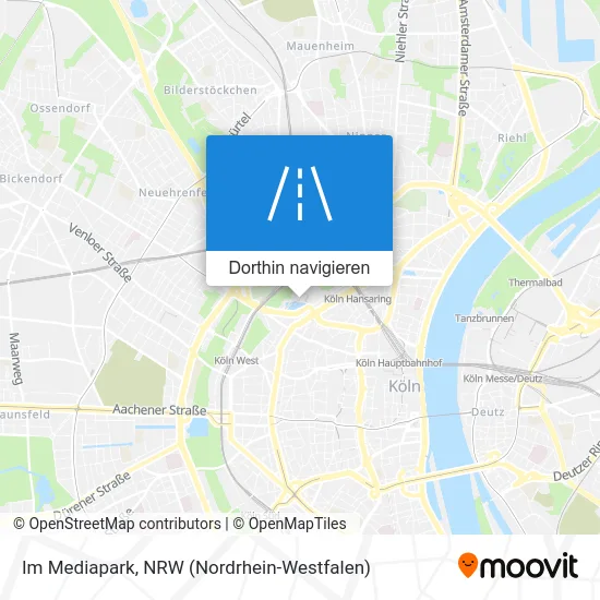Im Mediapark Karte