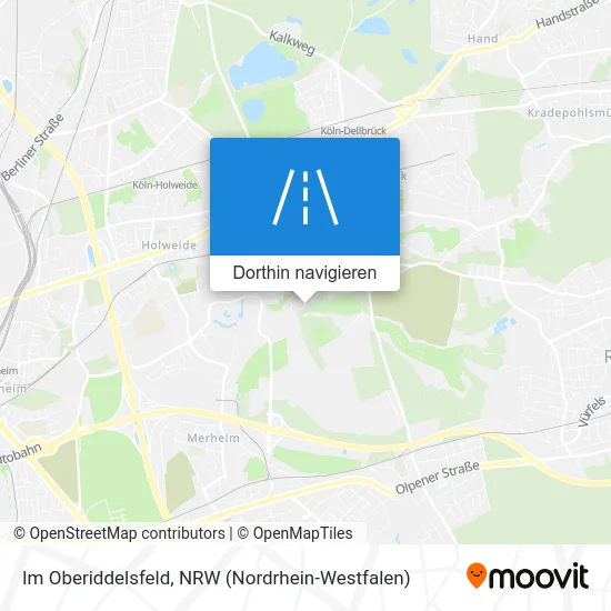 Im Oberiddelsfeld Karte