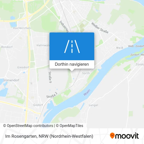 Im Rosengarten Karte