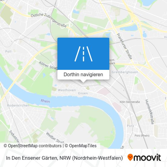In Den Ensener Gärten Karte