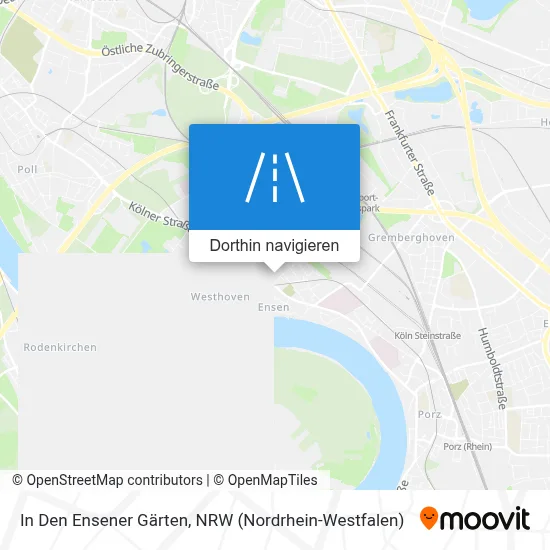 In Den Ensener Gärten Karte