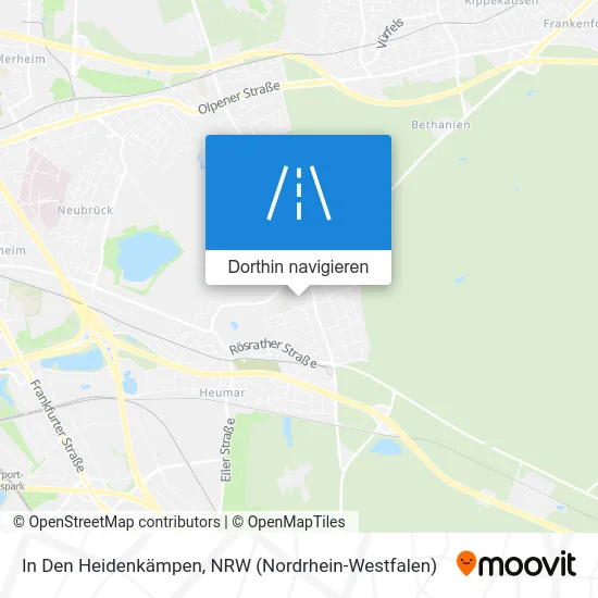 In Den Heidenkämpen Karte