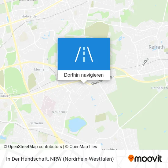 In Der Handschaft Karte