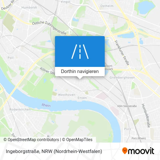 Ingeborgstraße Karte