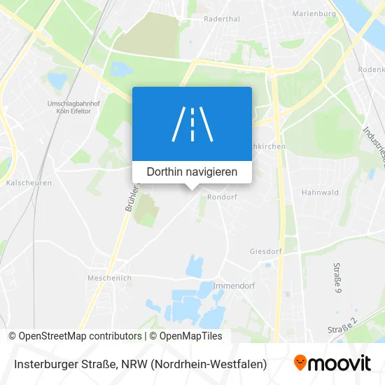 Insterburger Straße Karte