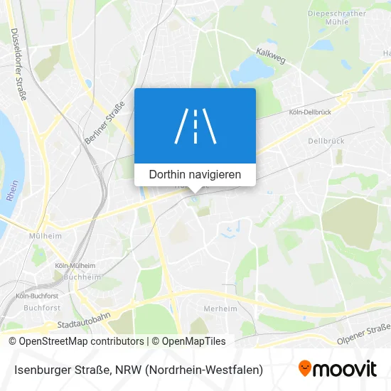 Isenburger Straße Karte