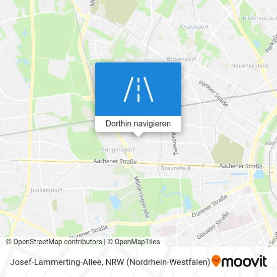 Josef-Lammerting-Allee Karte