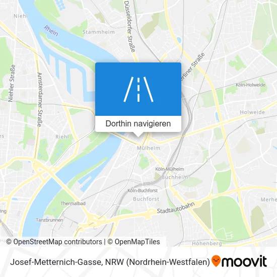 Josef-Metternich-Gasse Karte