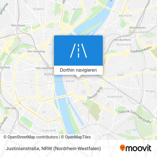 Justinianstraße Karte