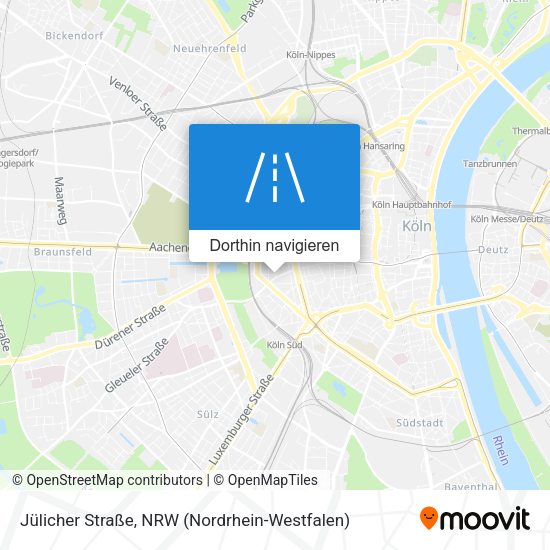 Jülicher Straße Karte