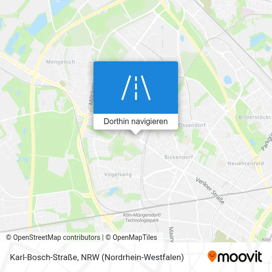 Karl-Bosch-Straße Karte