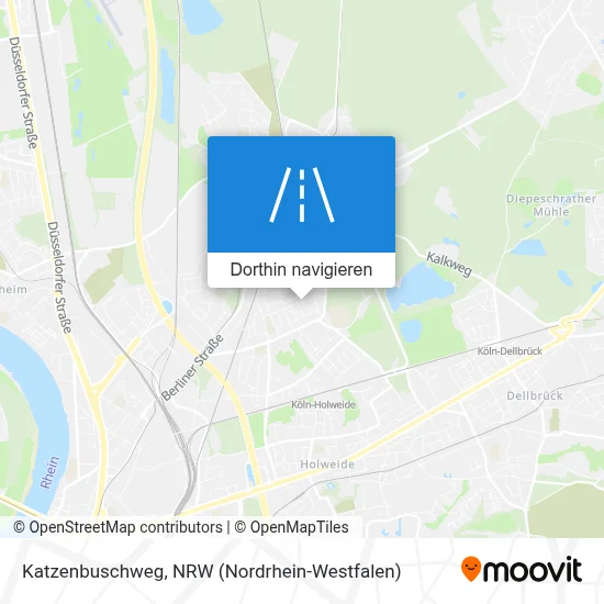 Katzenbuschweg Karte