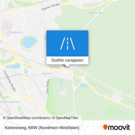 Kellereiweg Karte