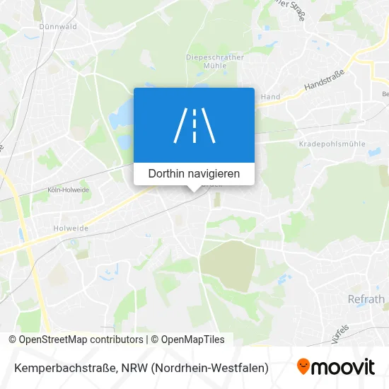 Kemperbachstraße Karte