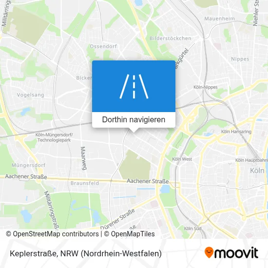 Keplerstraße Karte