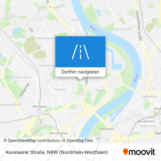 Kevelaerer Straße Karte