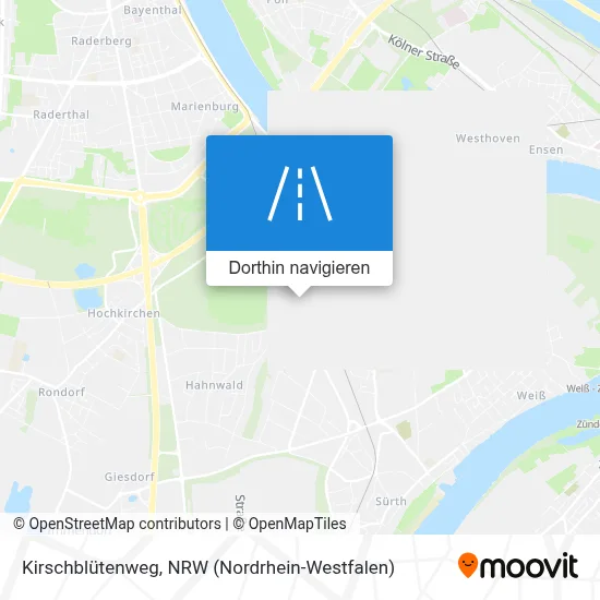 Kirschblütenweg Karte