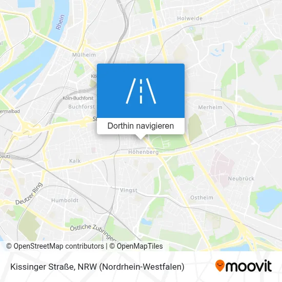 Kissinger Straße Karte
