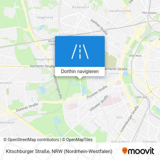 Kitschburger Straße Karte