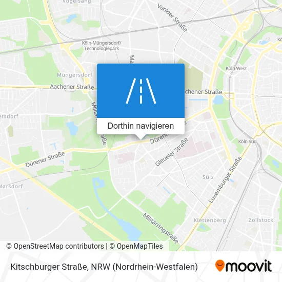 Kitschburger Straße Karte