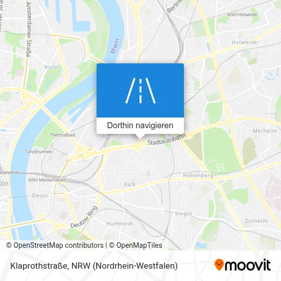 Klaprothstraße Karte