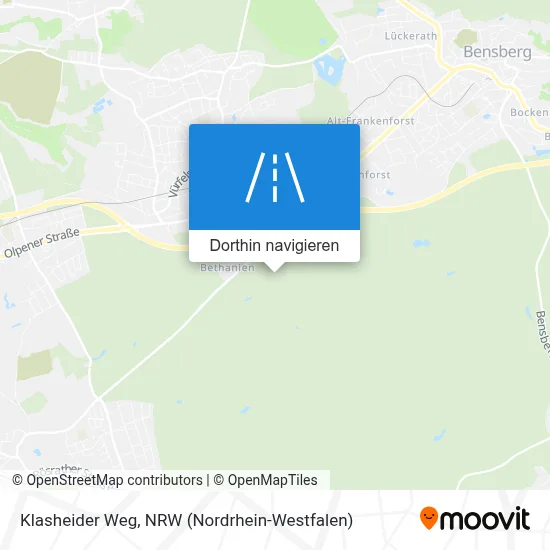 Klasheider Weg Karte