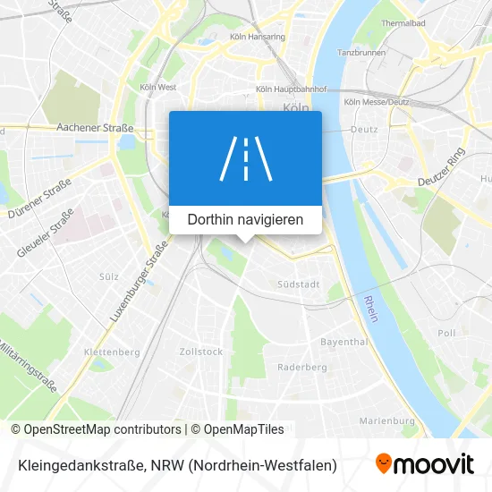 Kleingedankstraße Karte