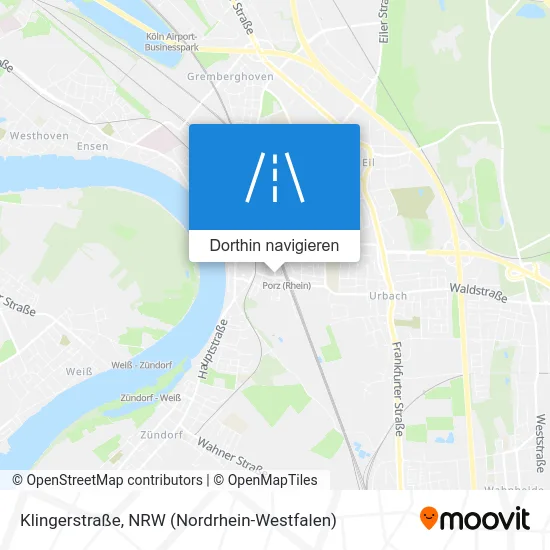 Klingerstraße Karte