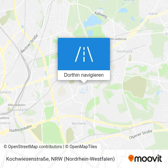 Kochwiesenstraße Karte