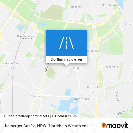 Kolberger Straße Karte