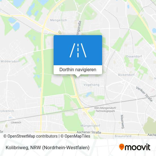 Kolibriweg Karte